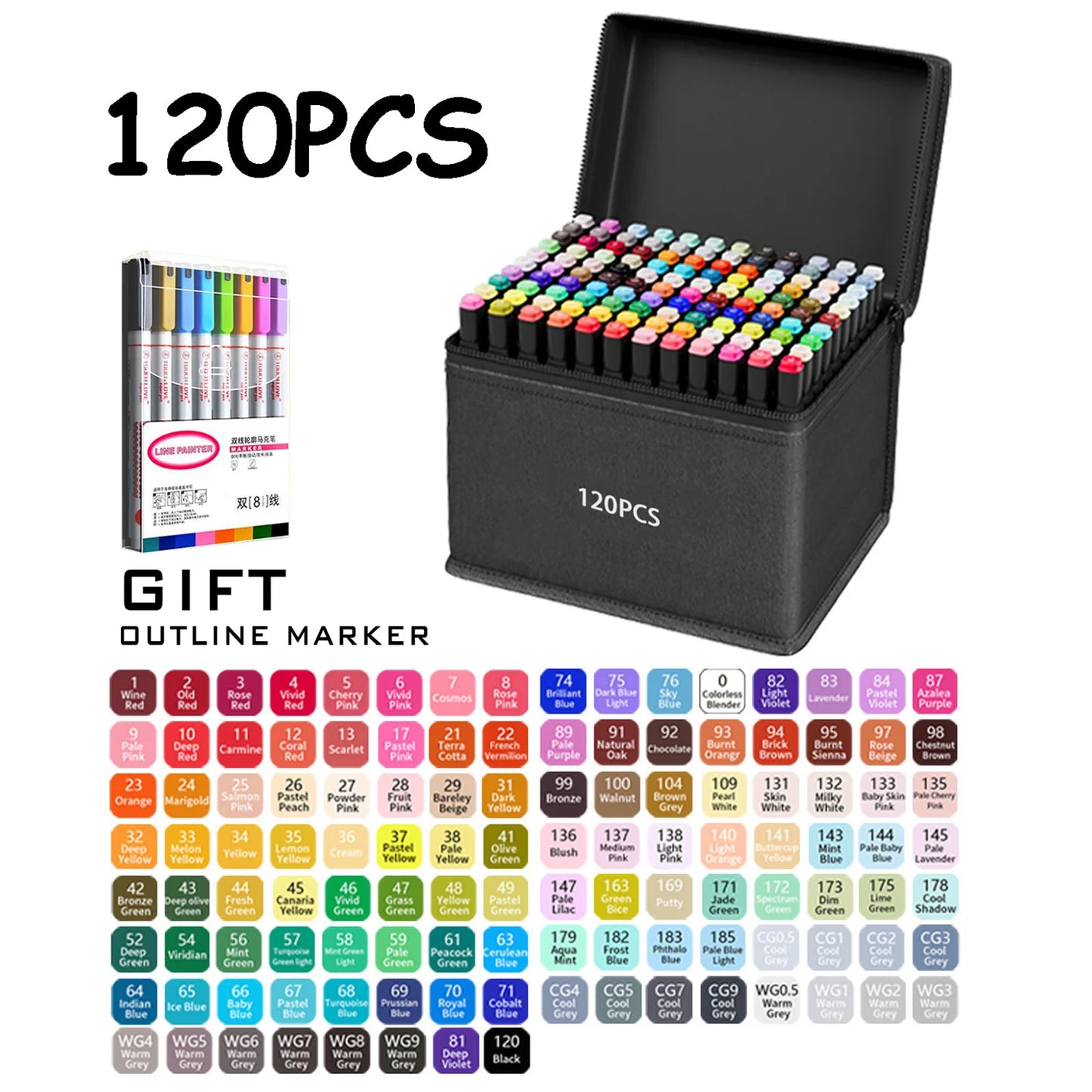 "ChromaTwist™ Dual-Tip Art Marker Set"