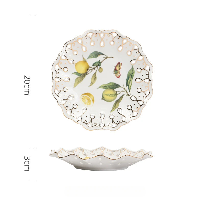 πβ Lemon Luxe Porcelain Set
