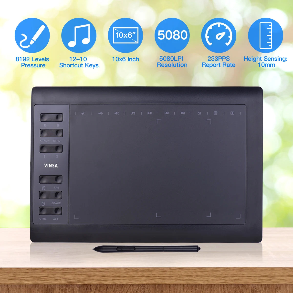 "ArtMotive™ Pro 1060 Drawing Tablet"