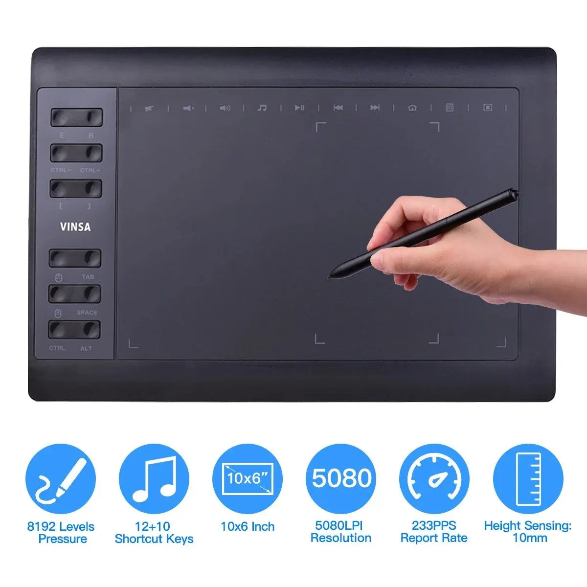 "ArtMotive™ Pro 1060 Drawing Tablet"