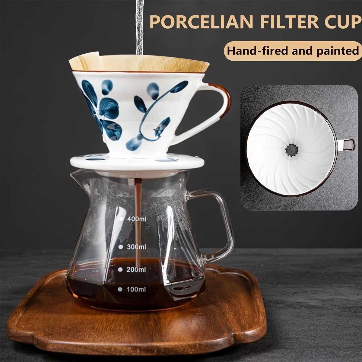 BrewMaster™ Ceramic Pour-Over Coffee Maker Set ☕️✨