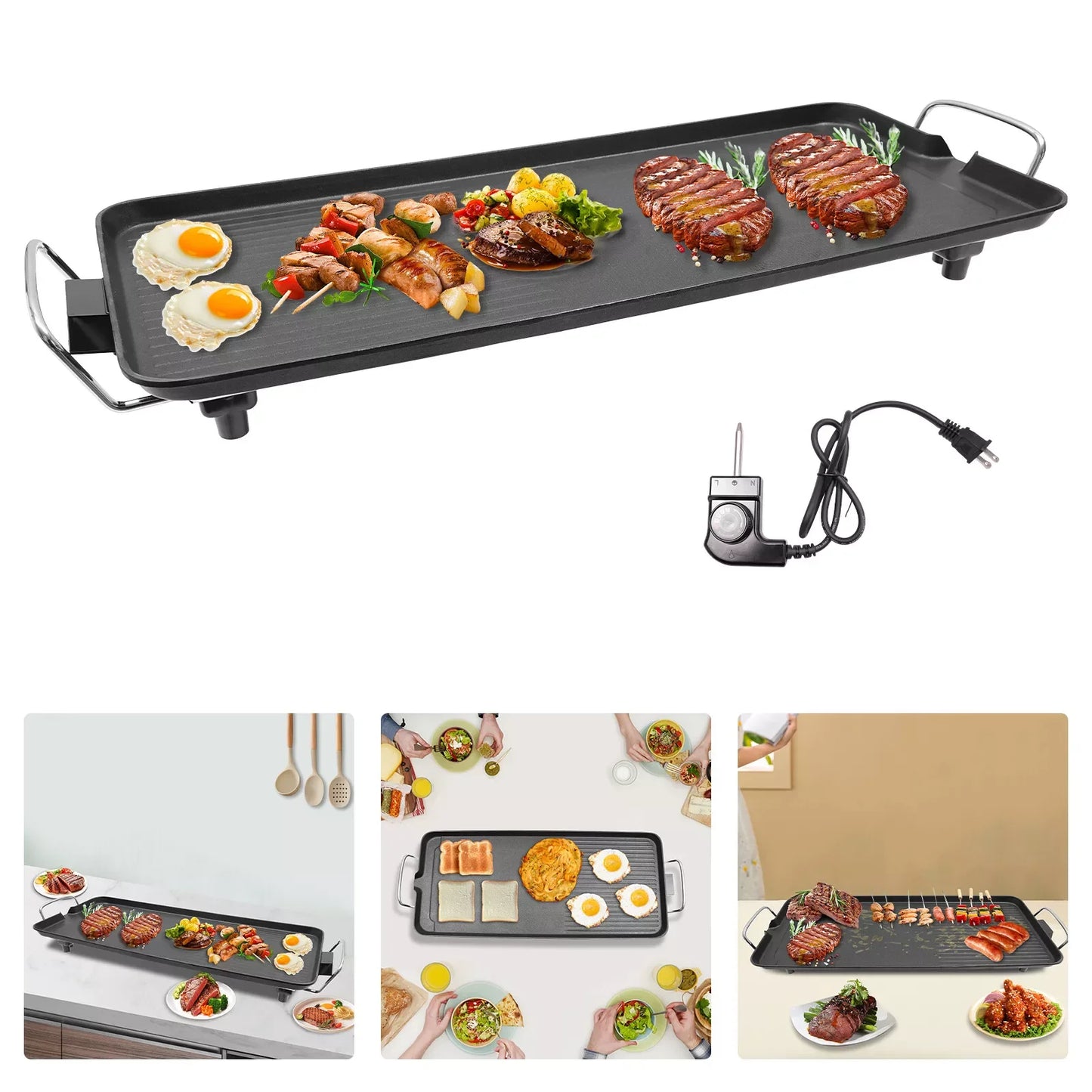 🔥🍖 SmokeFree Pro – Portable Electric BBQ Grill