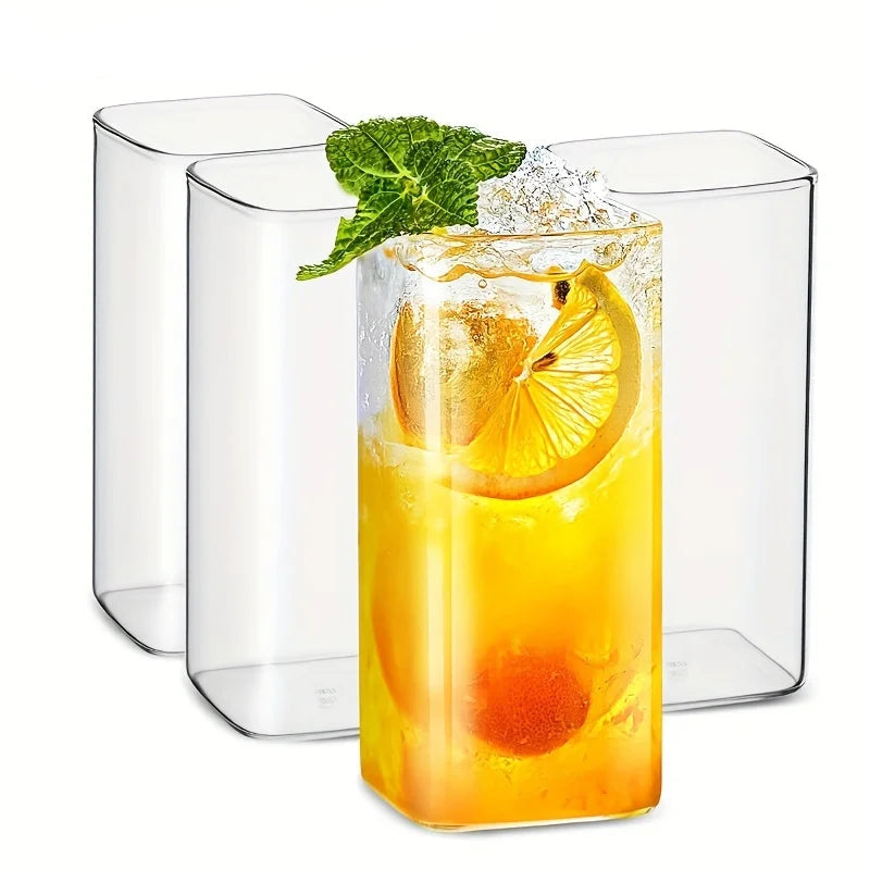 🥂✨KEMORELA Clear Highball Glasses – Set of 4 (15oz & 19oz)