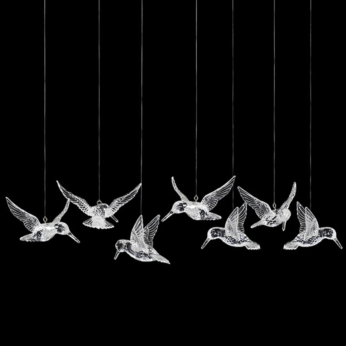 🐦✨ ChirpyGlow Acrylic Bird Set