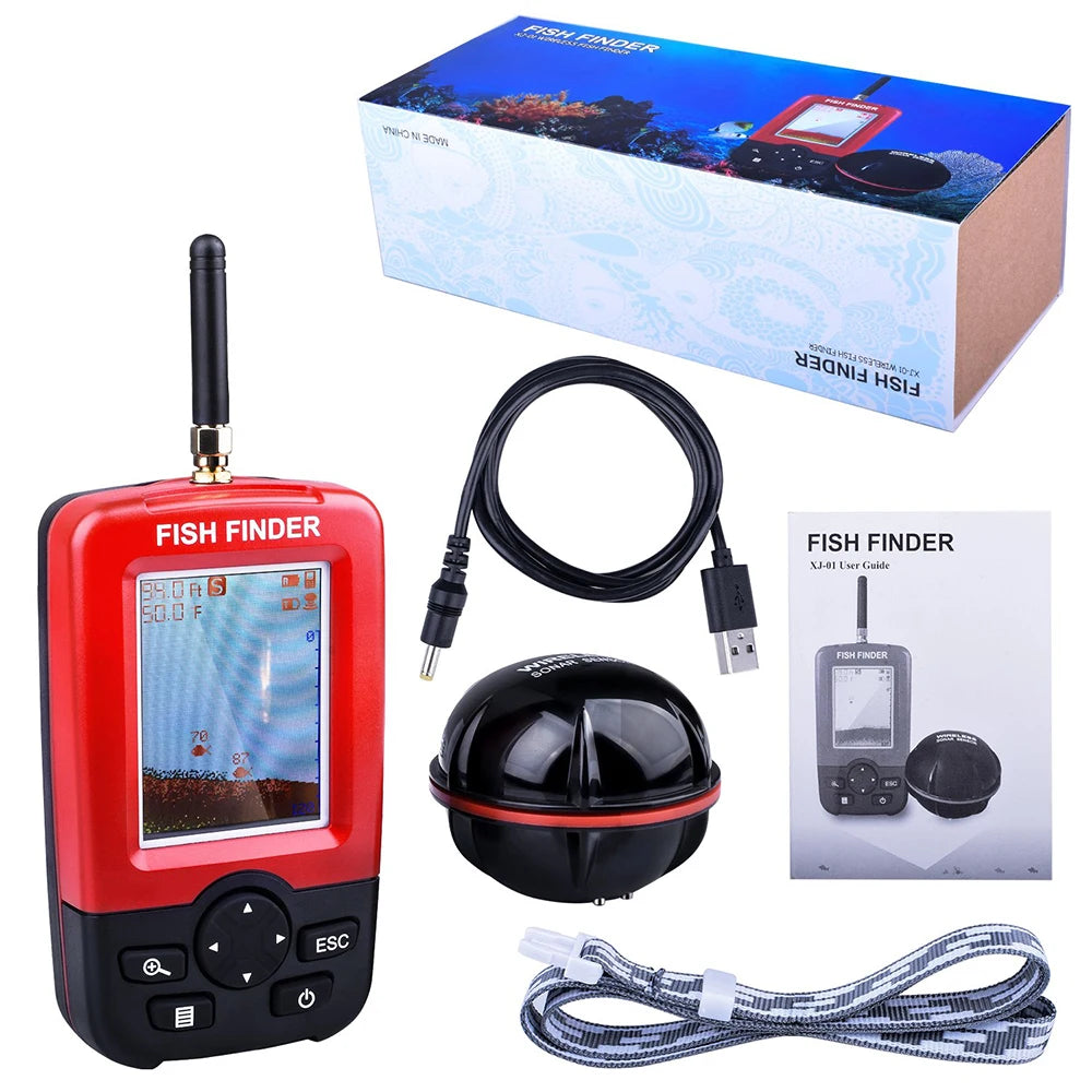 Aqua Pulse™ – 100M Portable Sonar Fish Finder