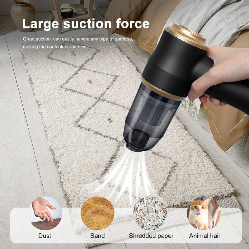 🧹 DustDart™ – Mini Wireless Vacuum Cleaner