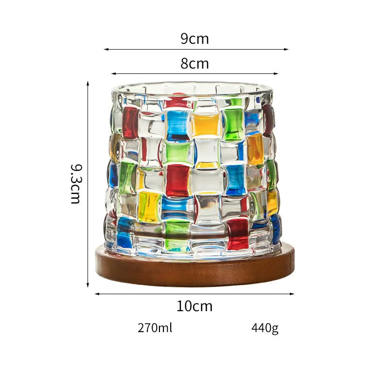 SpinSip Crystal Whiskey Glass π₯β¨