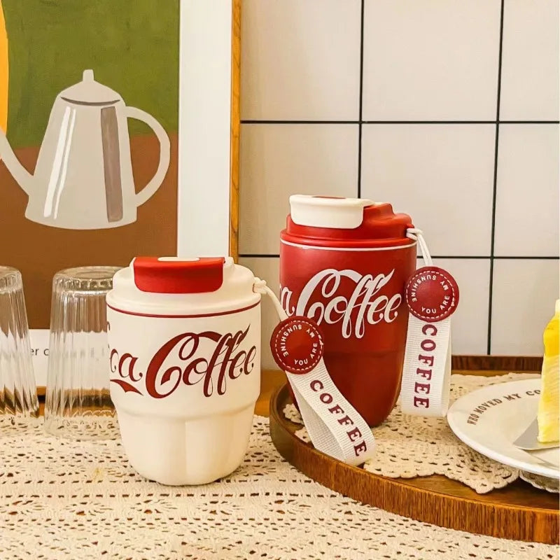 CokeStyle Stainless Steel Insulated Cup 🥤❄️🔥