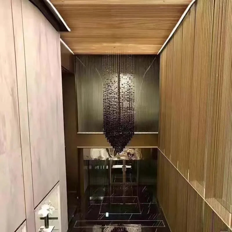 π LumiStone β Modern Crystal LED Chandelier