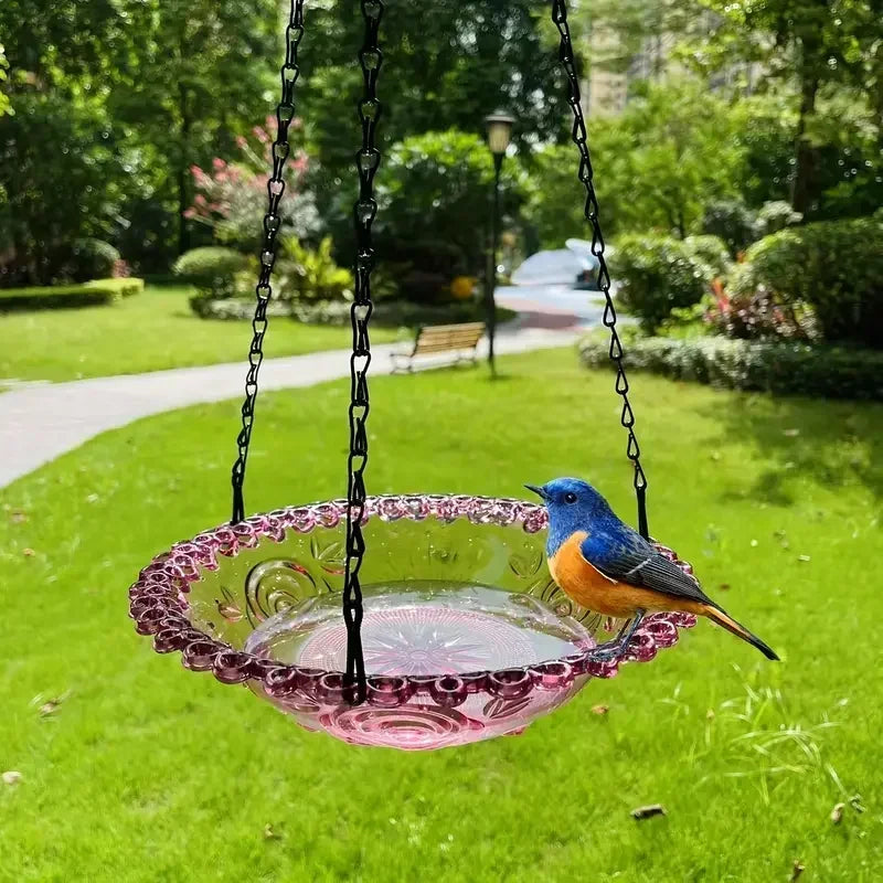 BloomNest Garden Bird Bath & Feeder