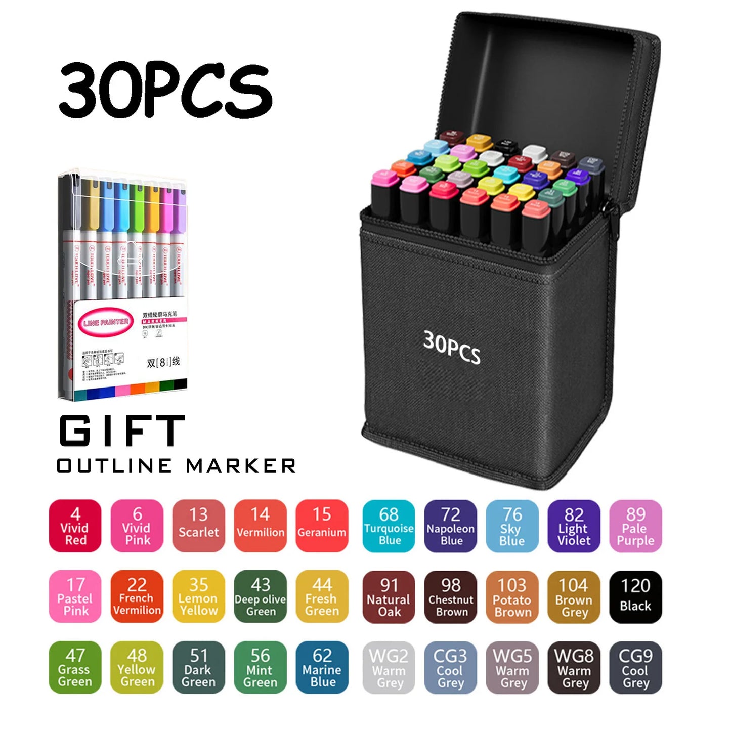 "ChromaTwist™ Dual-Tip Art Marker Set"