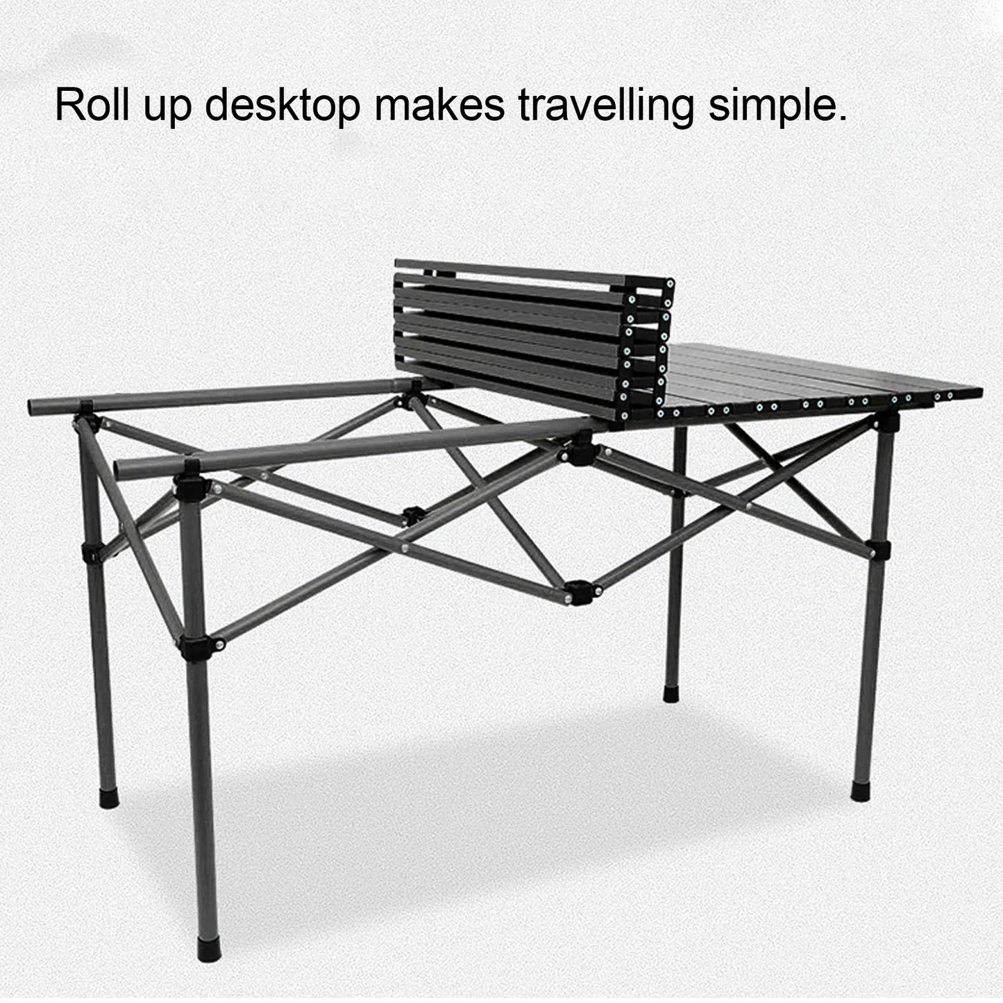 🌟 FlexiCamp™ Portable Folding Outdoor Table 🏕️🖤