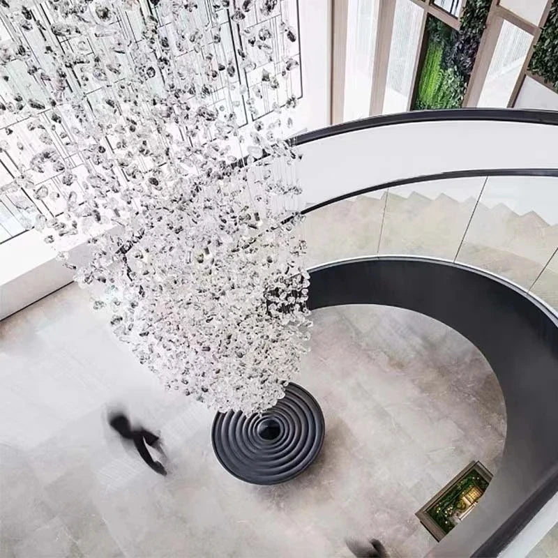 π LumiStone β Modern Crystal LED Chandelier