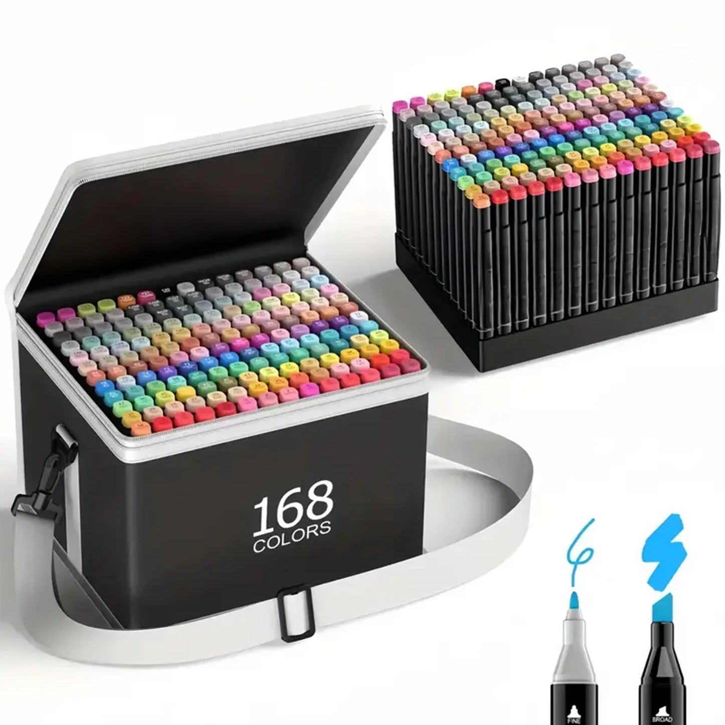 "ChromaTwist™ Dual-Tip Art Marker Set"