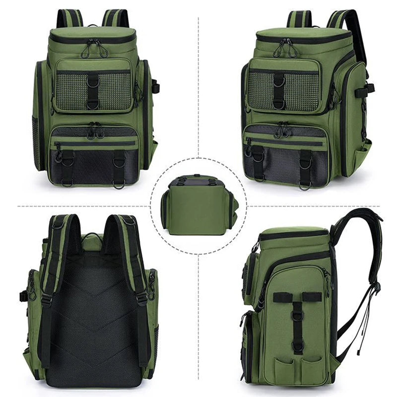 Fish Pro™ 50L Tactical Fishing Backpack
