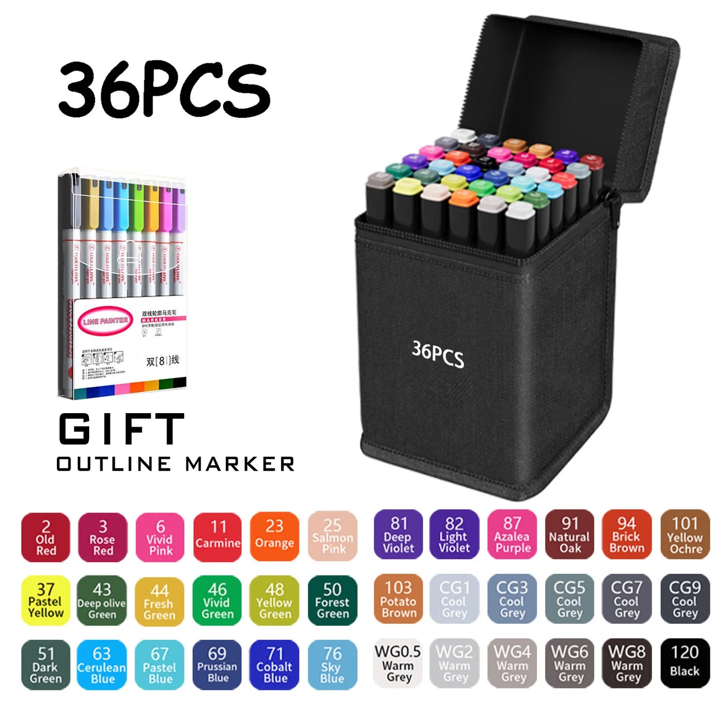 "ChromaTwist™ Dual-Tip Art Marker Set"