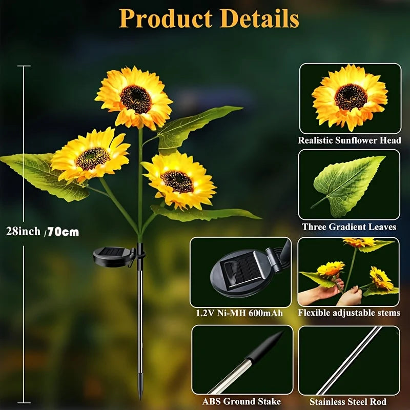 LunaGlow Solar Garden Light