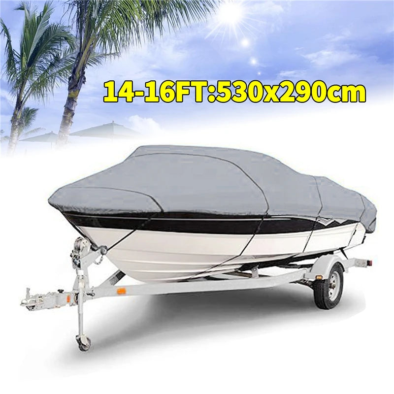 🌊⛵SilverGuard 210T – Waterproof Yacht Boat Cover (11–22FT)