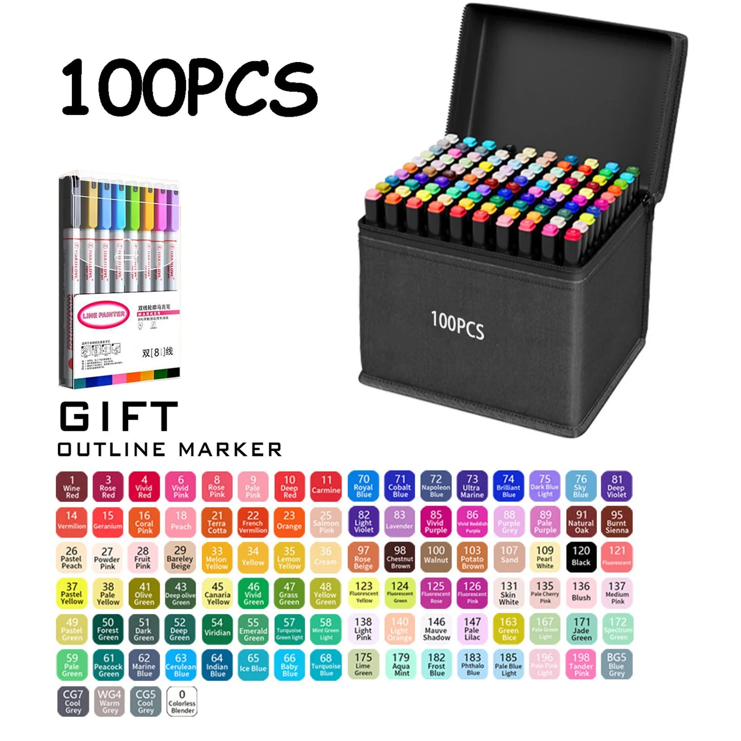 "ChromaTwist™ Dual-Tip Art Marker Set"