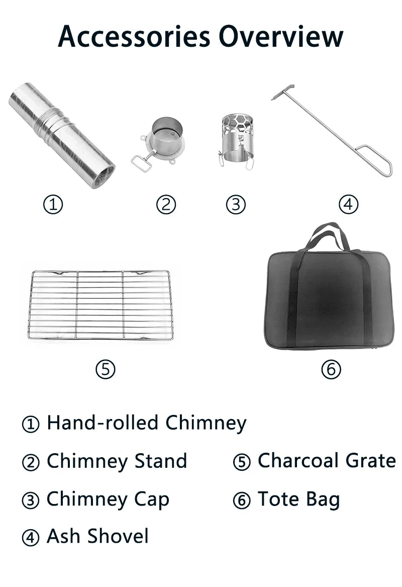 Folding Stainless Steel & Titanium Camping Stove