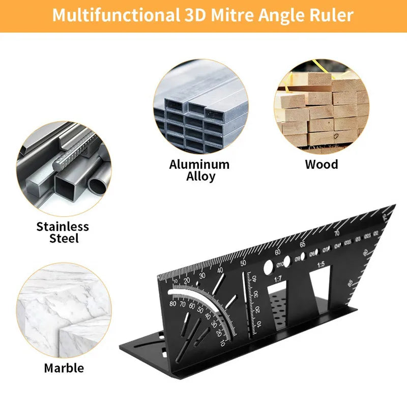 "CraftEdge™ Elite 3D Angle Ruler"