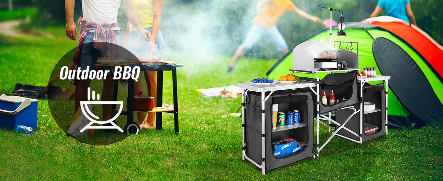CampChef Pro – Foldable Outdoor Kitchen Station by VEVOR