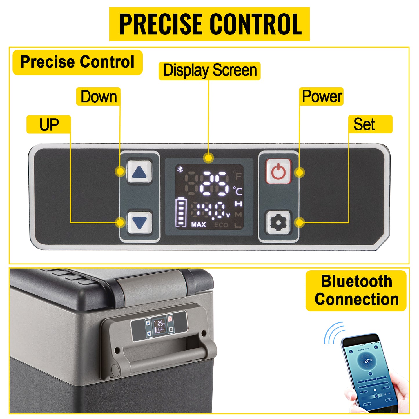 FrostMate Go™ — Portable Travel Fridge & Freezer