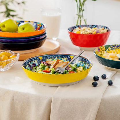 BohoBloom™ Floral Ceramic Bowl Set