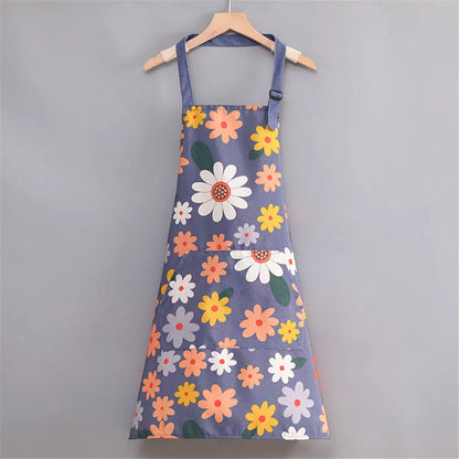 BlossomGuard Apron – Floral Shield for Everyday Chefs