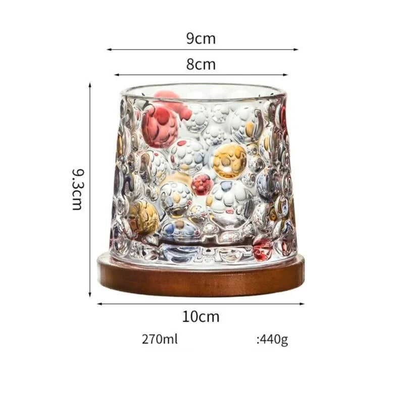 SpinSip Crystal Whiskey Glass 🥃✨