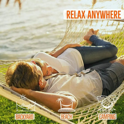 🏝️“HUANYAN Breeze – 13ft Cotton Hammock”