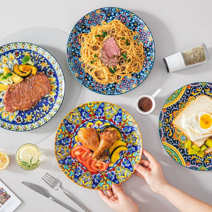 BohoBloom™ Floral Ceramic Bowl Set