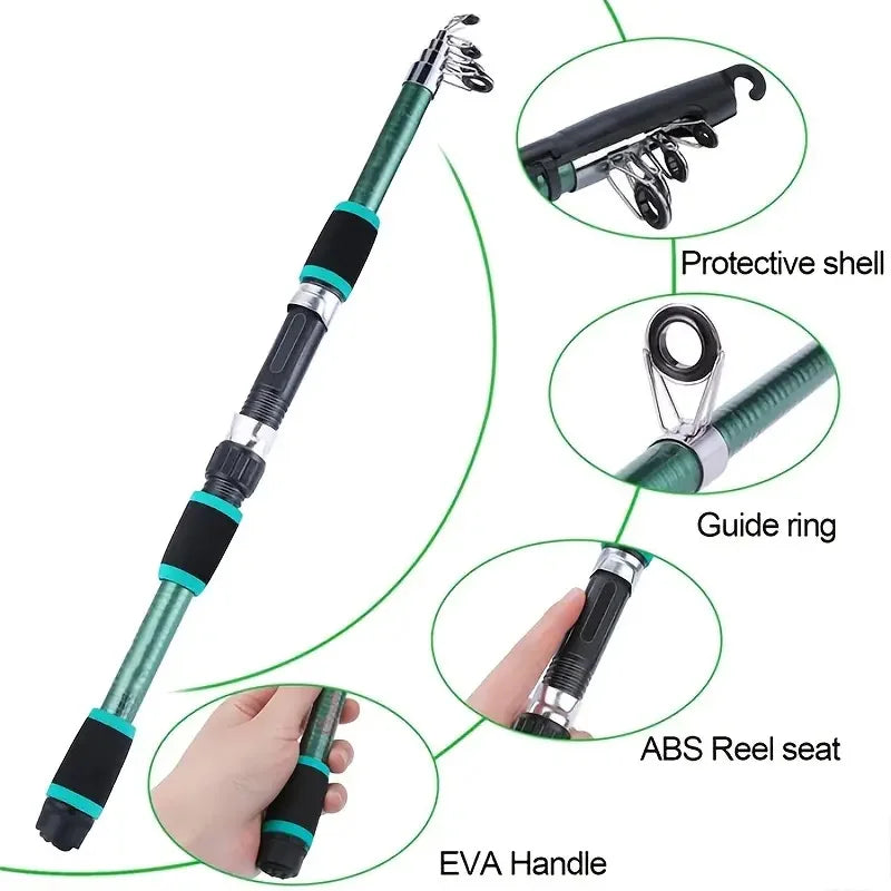 Aqua Nomad™ – Complete Telescopic Fishing Kit