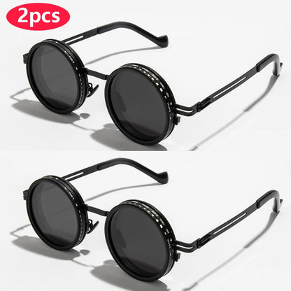 Punk Polarized Sunglasses – Adjustable ND Lenses 1-9, UV400