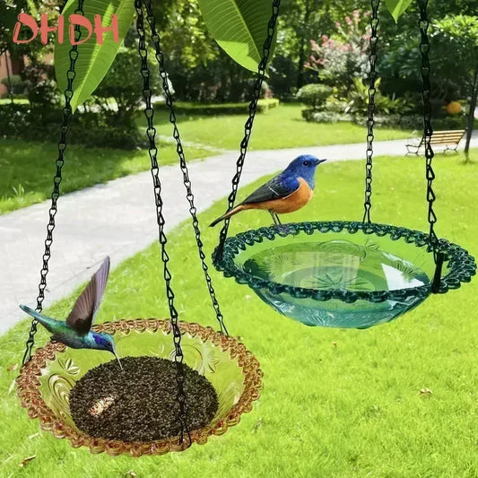 BloomNest Garden Bird Bath & Feeder