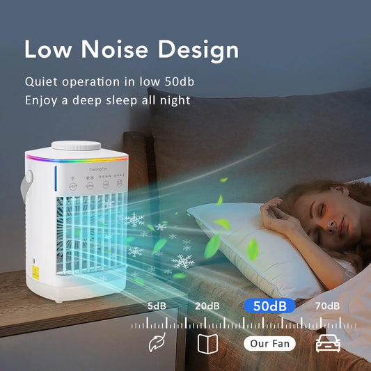 GlowBreeze™ — Mini Mist Cooling Fan