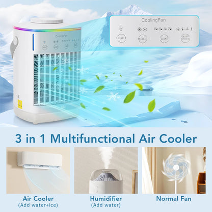 GlowBreeze™ — Mini Mist Cooling Fan