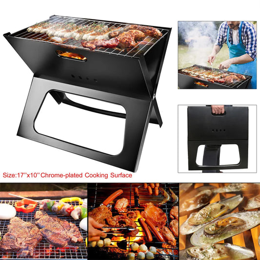 GrillMate Fold — Compact Charcoal BBQ for Outdoor Adventures