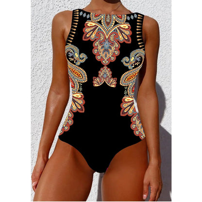 BloomTide One-Piece™ – Floral Wrap Swimsuit