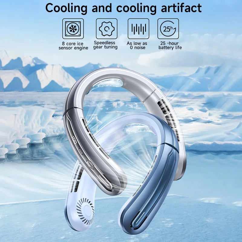 Neck Breeze — Xiaomi MIJIA Portable Rotary Vane Neck Fan