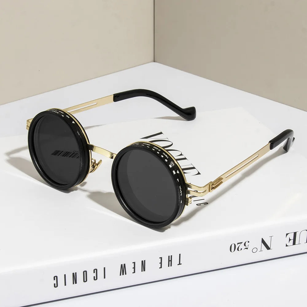 Punk Polarized Sunglasses – Adjustable ND Lenses 1-9, UV400