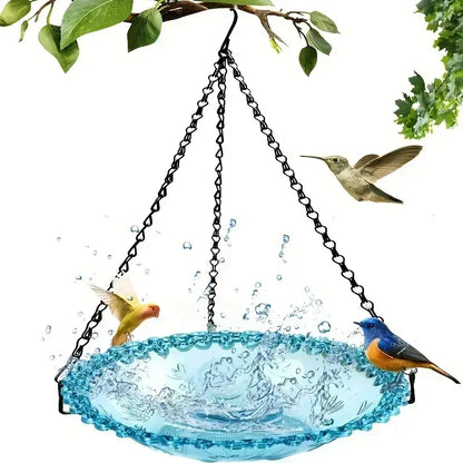 BloomNest Garden Bird Bath & Feeder