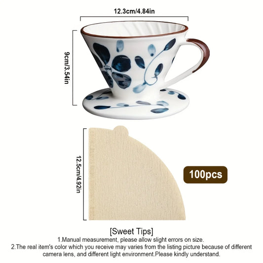 BrewMaster™ Ceramic Pour-Over Coffee Maker Set ☕️✨