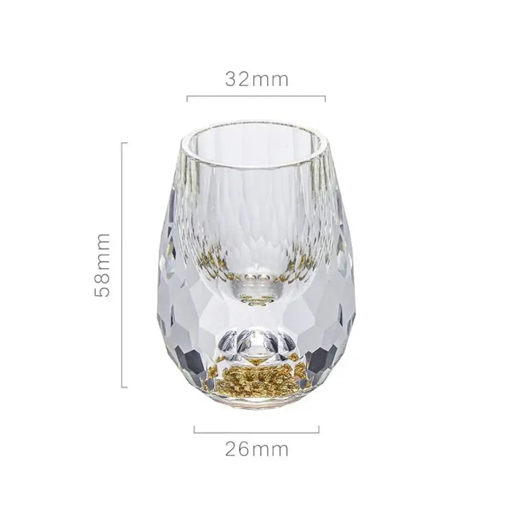 Aurora Luxe – 6pc Crystal Shot Glass Set