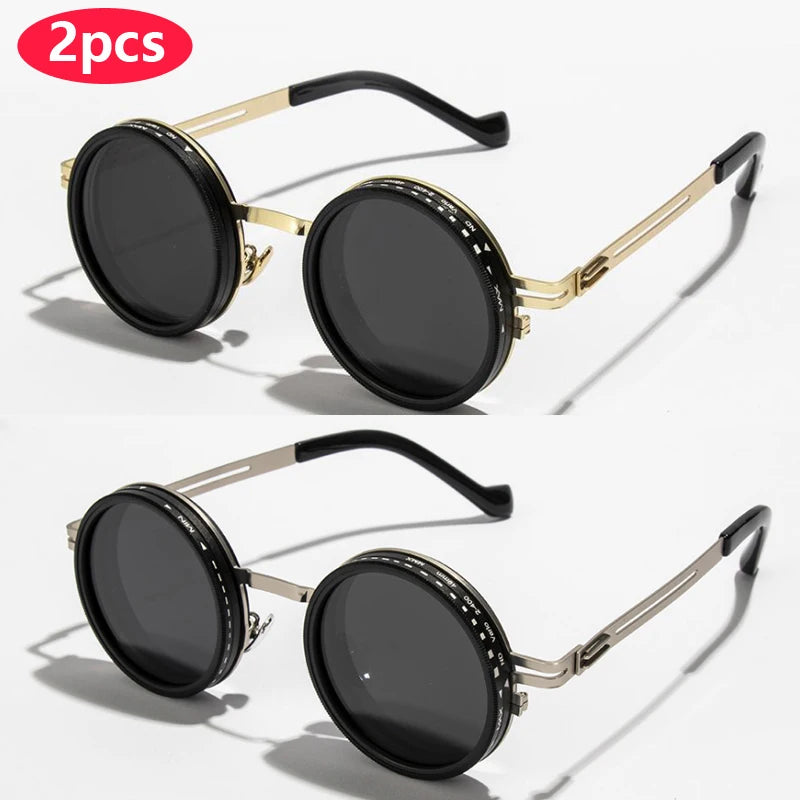 Punk Polarized Sunglasses – Adjustable ND Lenses 1-9, UV400
