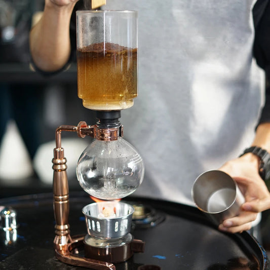 BrewMuse™ Syphon Coffee Maker – Vintage Elegance in Every Sip