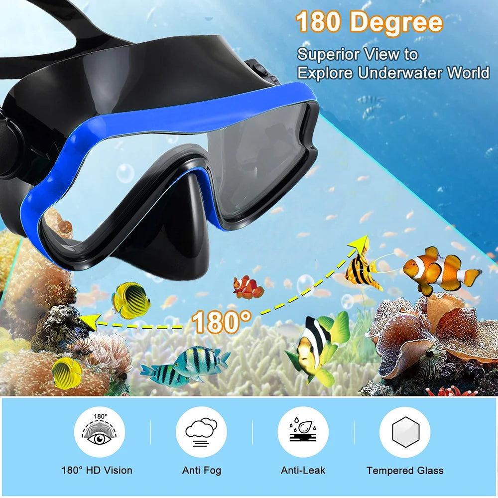 AquaQuest™ 3-in-1 Snorkel Set