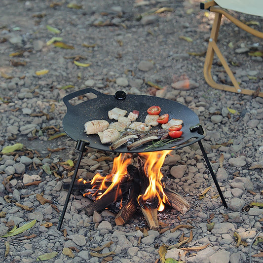 TriCamp Pro – Adjustable Outdoor Cooking Tripod Set