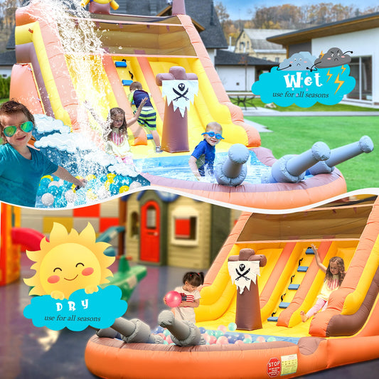 AquaKing Mega Splash Slide