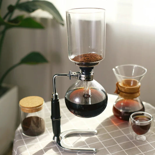 BrewMuse™ Syphon Coffee Maker – Vintage Elegance in Every Sip
